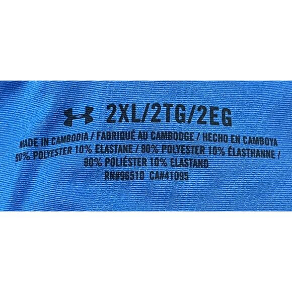 M2-70 UNDERARMOUR NWT Men's HeatGear BoxerJock Underwear 6" Inseam Blue 2XL - Picture 6 of 11